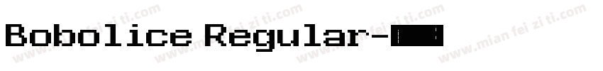 Bobolice Regular字体转换
